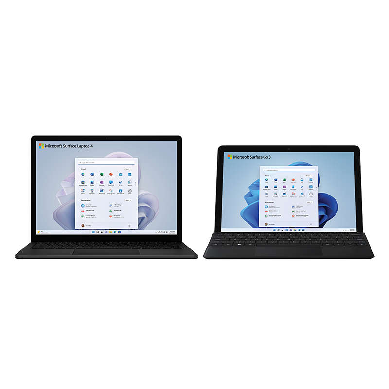 Microsoft Surface Laptop 4 + Free Microsoft Surface Go 3 - Black