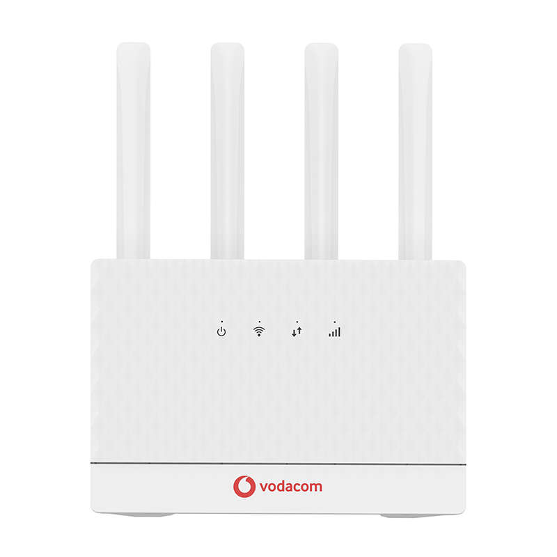 Vodacom S90 4G LTE CAT 6 Router + Backup Battery - White