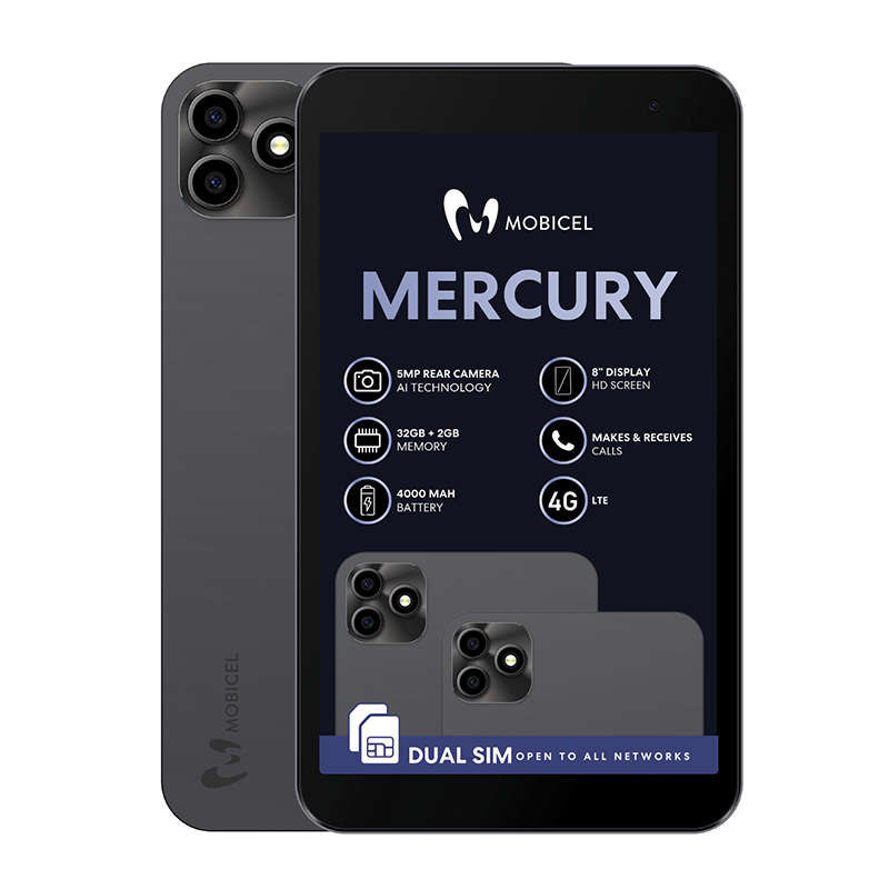 Mobicel Mercury 4G Tablet 32GB - Black