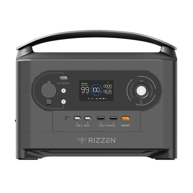Rizzen Ultra 700W / 720Wh Portable Power Station With App Control - Grey
