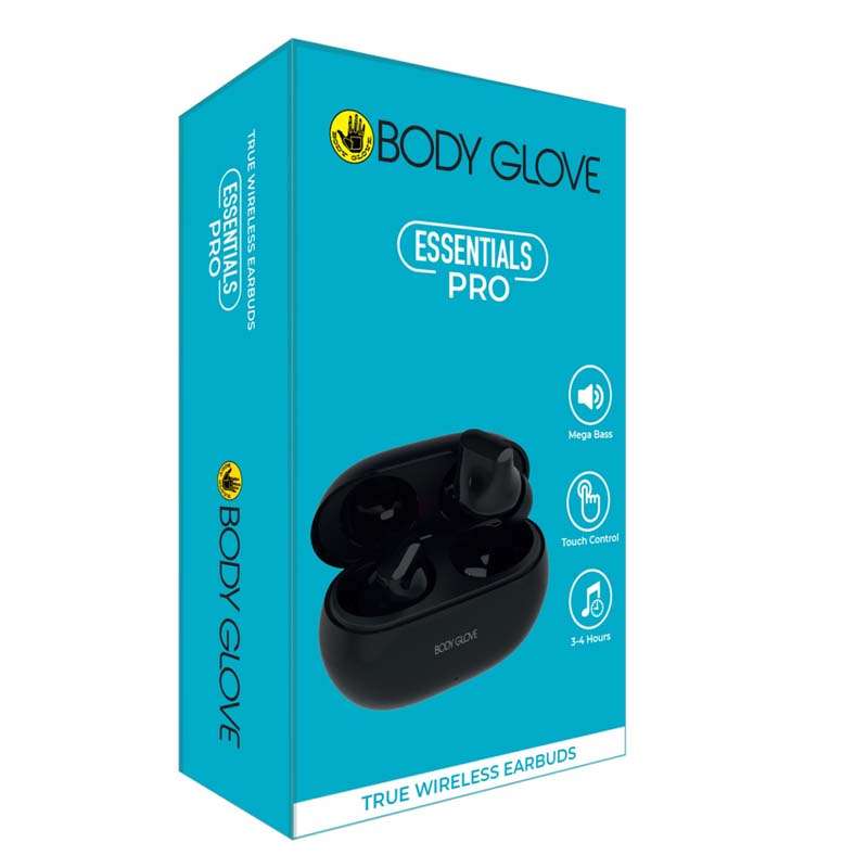Body Glove Essentials TWS Pro Series Wireless Earbuds - Black