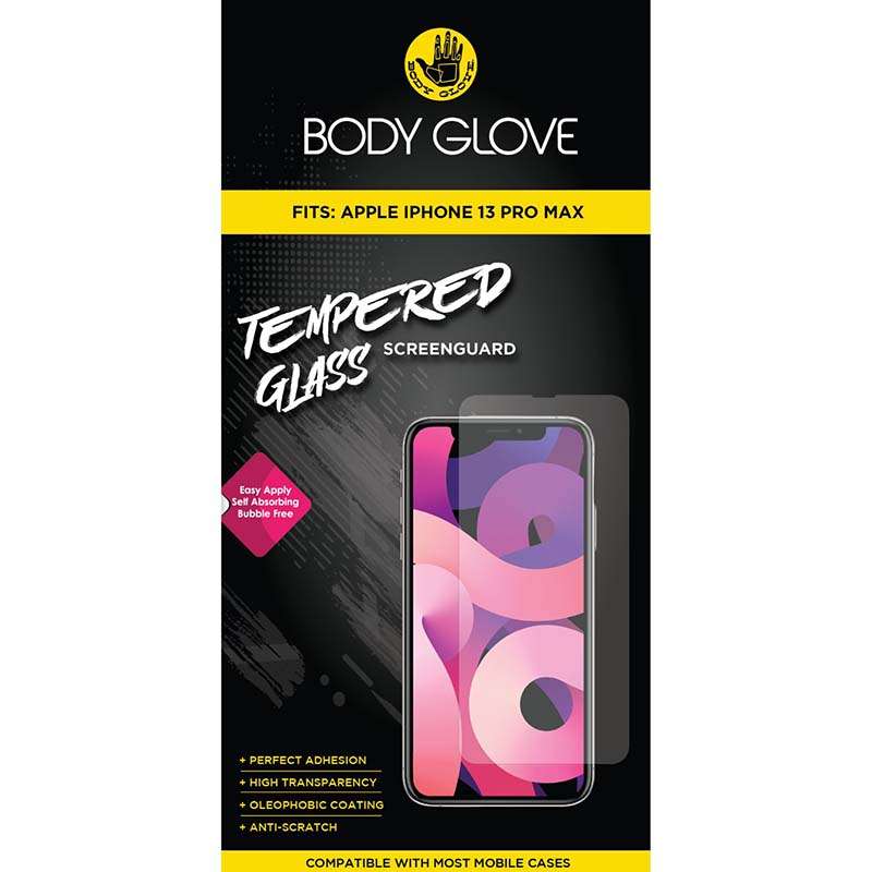 Body Glove Apple iPhone 13 Pro Max Tempered Glass Screen Protector - Clear