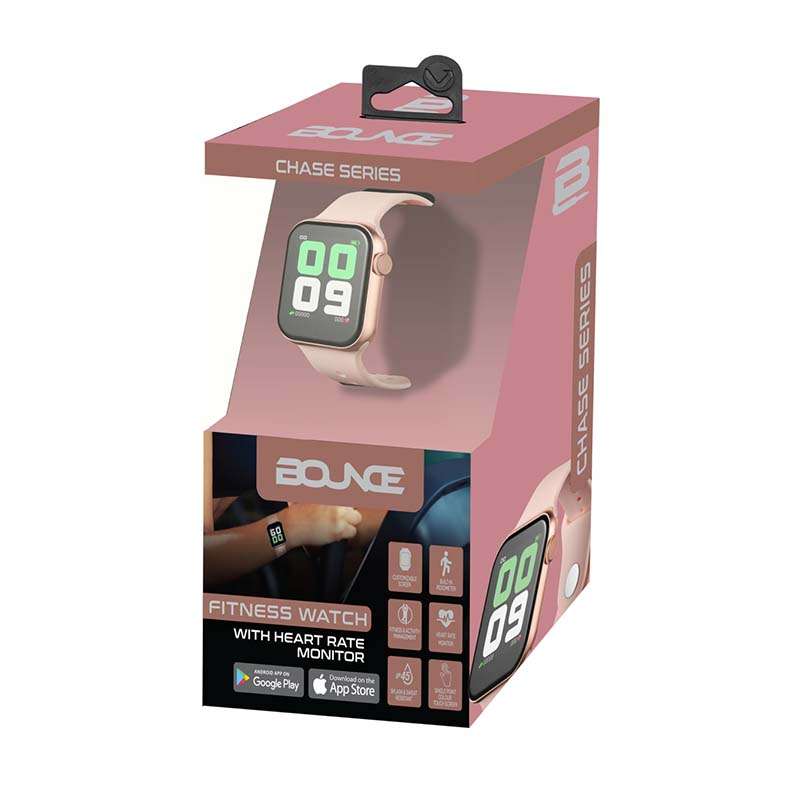 Bounce Chase Series Fitness Watch - Rose Gold