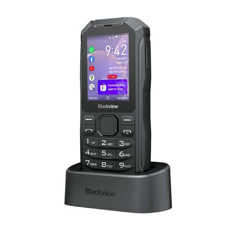 Blackview N1000 4G Rugged Phone 4GB - Black