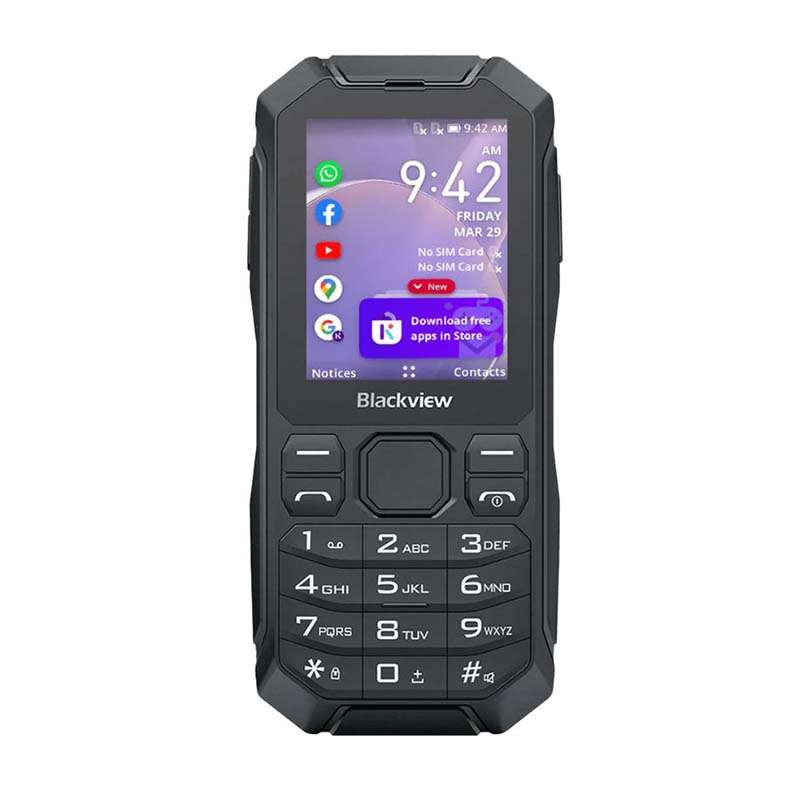 Blackview N1000 4G Rugged Phone 4GB - Black