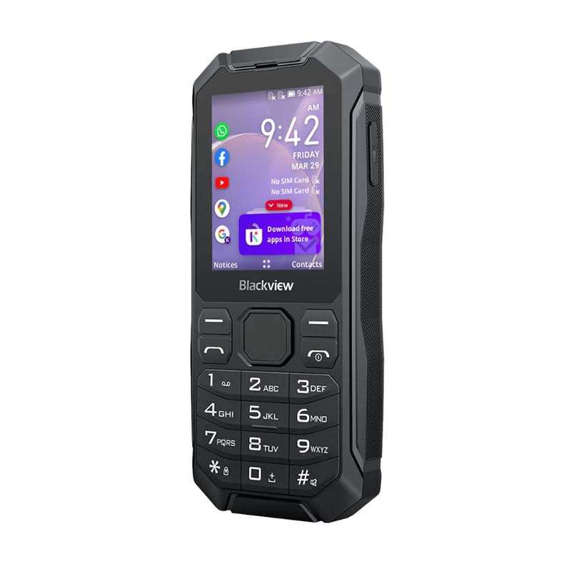 Blackview N1000 4G Rugged Phone 4GB - Black