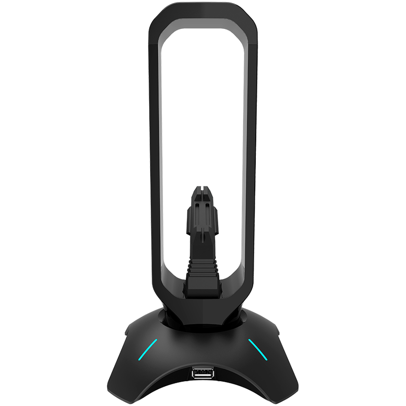 Canyon 3 in 1 Gaming Headset Stand - Black