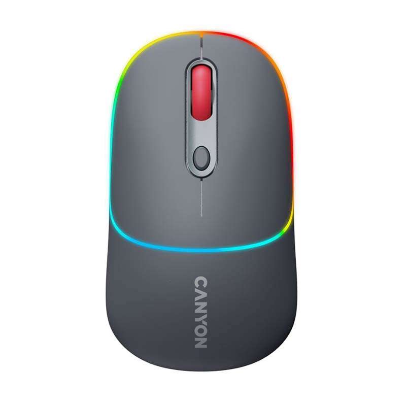 Canyon MW-22 2-in-1 Wireless Bluetooth Mouse - Dark Grey