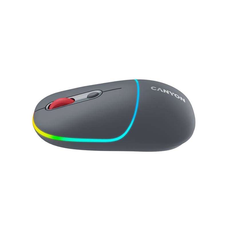 Canyon MW-22 2-in-1 Wireless Bluetooth Mouse - Dark Grey