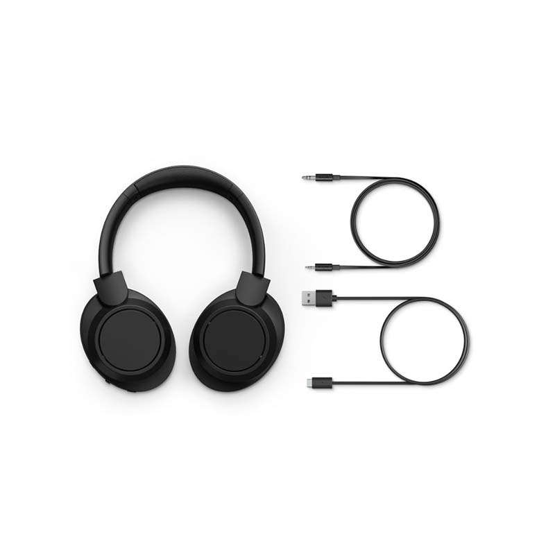Philips TAH6509 Bluetooth Over Ear Active Noice Cancelling Headphones - Black