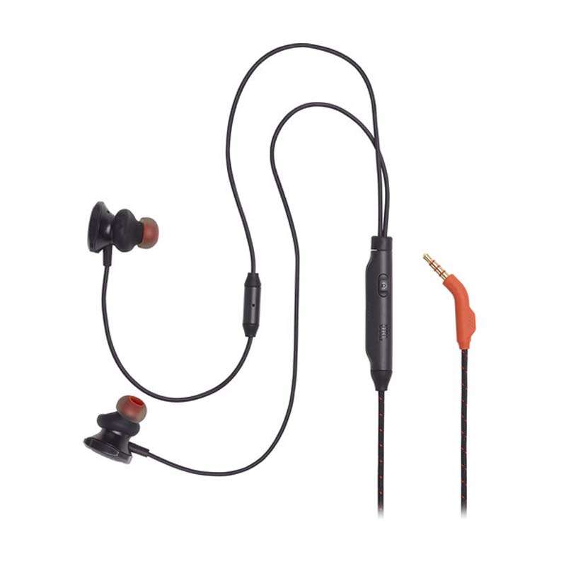 JBL Quantum 50C Wired In-Ear Gaming Headset With USB-C Adapter - Black