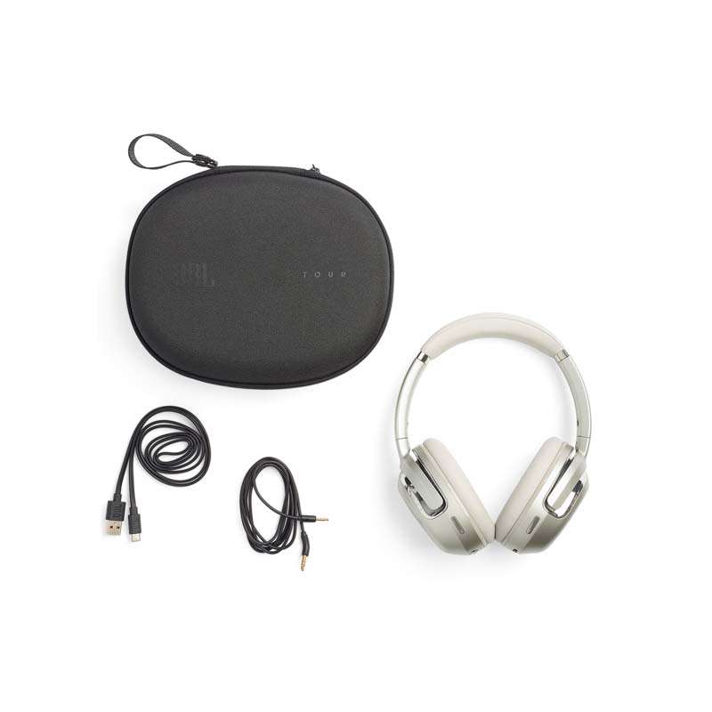 JBL Tour One M2 Noise Cancelling Over-Ear Headphones - Champagne