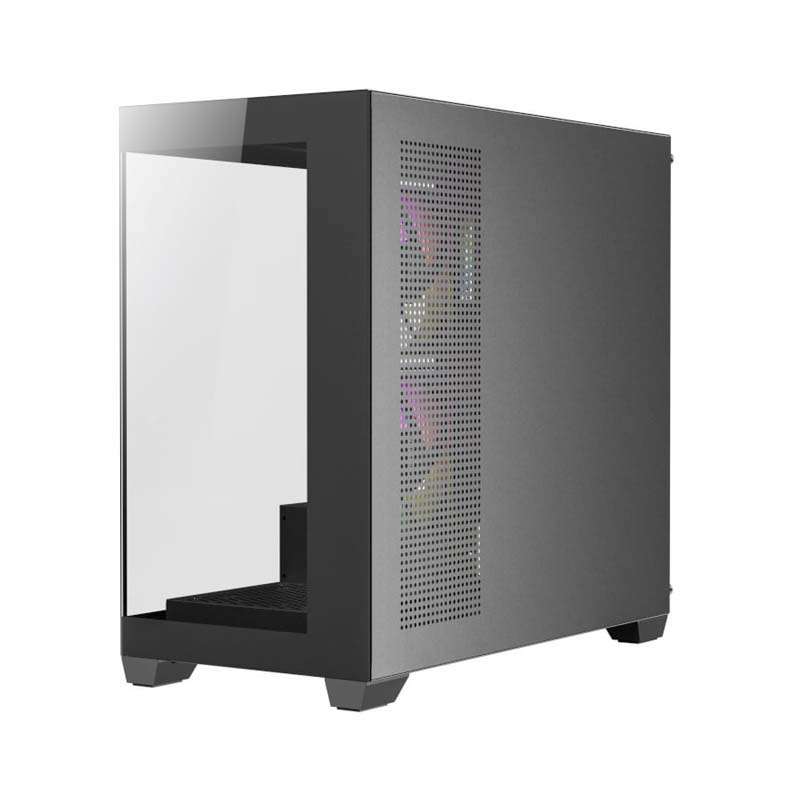 Antec CX300M Micro-ATX ITX ARGB Mini-Tower Gaming Chassis - Black