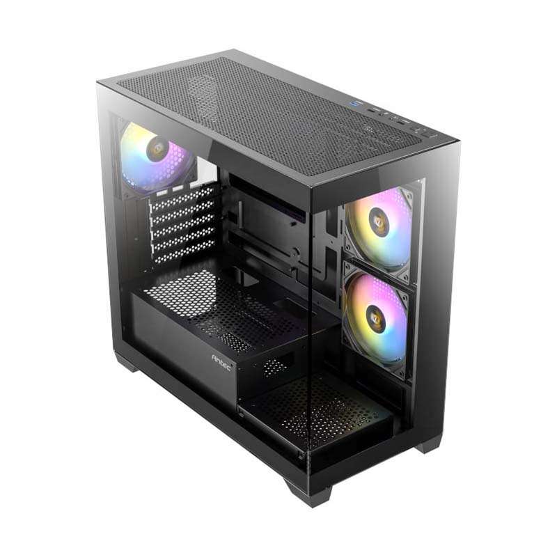 Antec CX300M Micro-ATX ITX ARGB Mini-Tower Gaming Chassis - Black