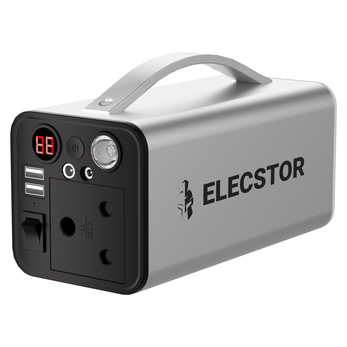 Elecstor Core 180W 158WH Lithium Power Station with Charge Port - Grey