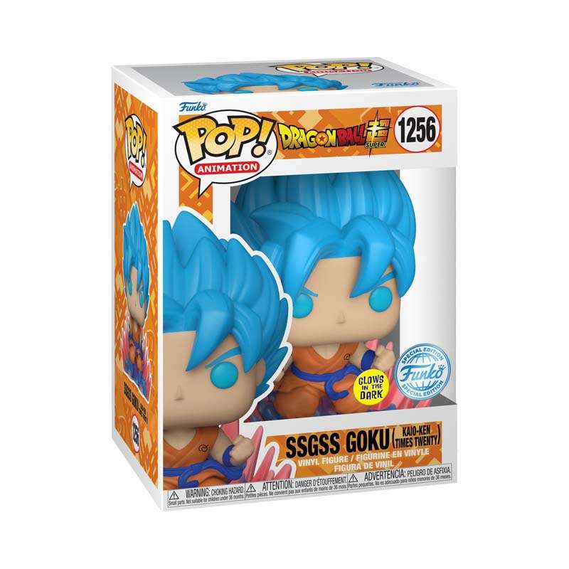 Funko Pop! Animation: Dragonball - Ssgss Goku Glows in the Dark (Special Edition)