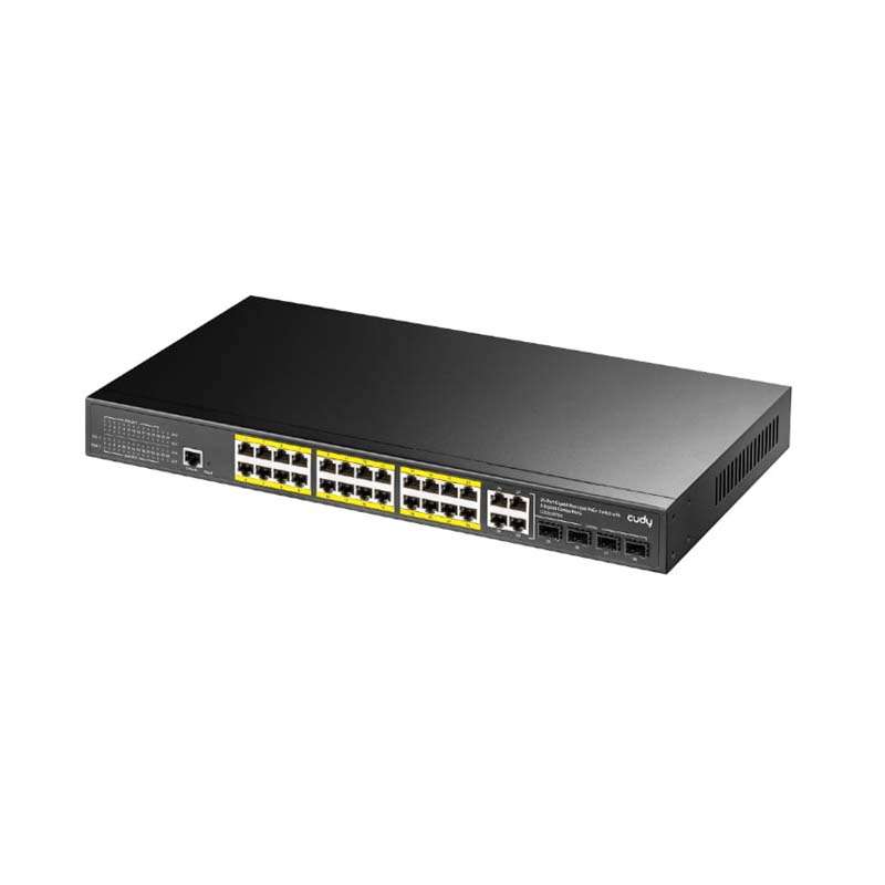 Cudy 24 Port Managed Gigabit PoE Plus Switch with 4 Gigabit Combo Ports