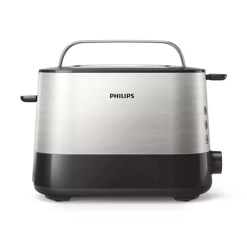 Philips Viva Collection Toaster  - Black / Silver