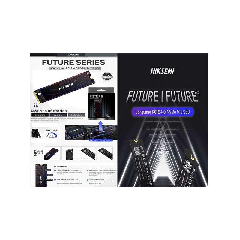 Hiksemi Future 512GB PCIe Gen4 NVMe Internal SSD