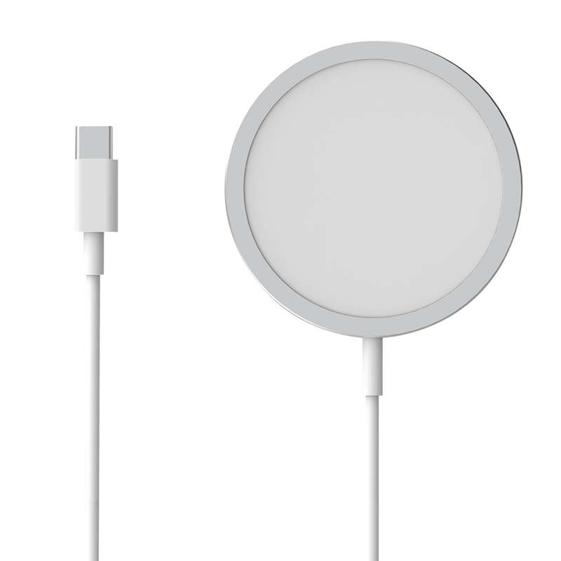 15W Wireless Magnetic Charger for iPhone  X / 11 / 12 [ USB-C ]