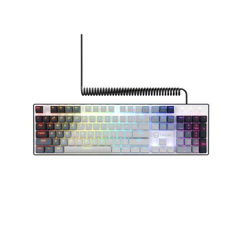 Lorgar Azar 514 Wired RGB Mechanical Gaming Keyboard - White