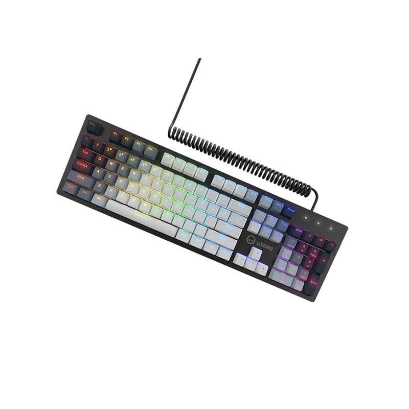 Lorgar Azar 514 Wired RGB Mechanical Gaming Keyboard - White