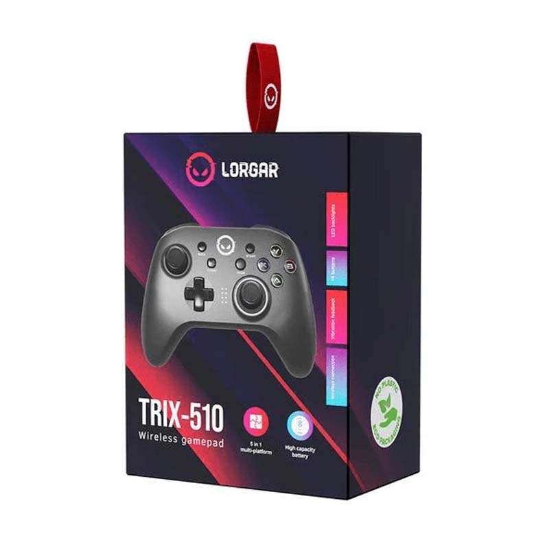 Lorgar TRIX-510 Wireless Gaming Controller - Black
