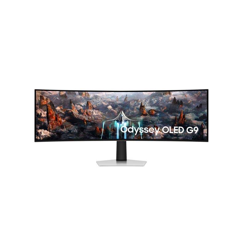 Samsung 49 inch Odyssey OLED G93SC Ultra Wide 0.03ms 240Hz Curved Gaming Monitor - Grey