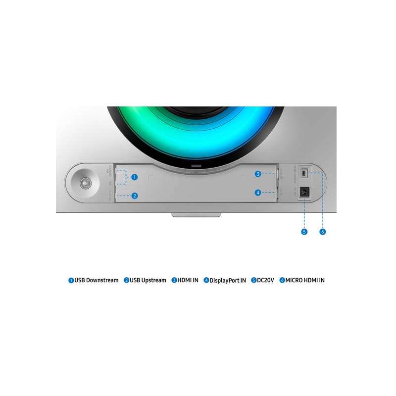 Samsung 49 inch Odyssey OLED G93SC Ultra Wide 0.03ms 240Hz Curved Gaming Monitor - Grey