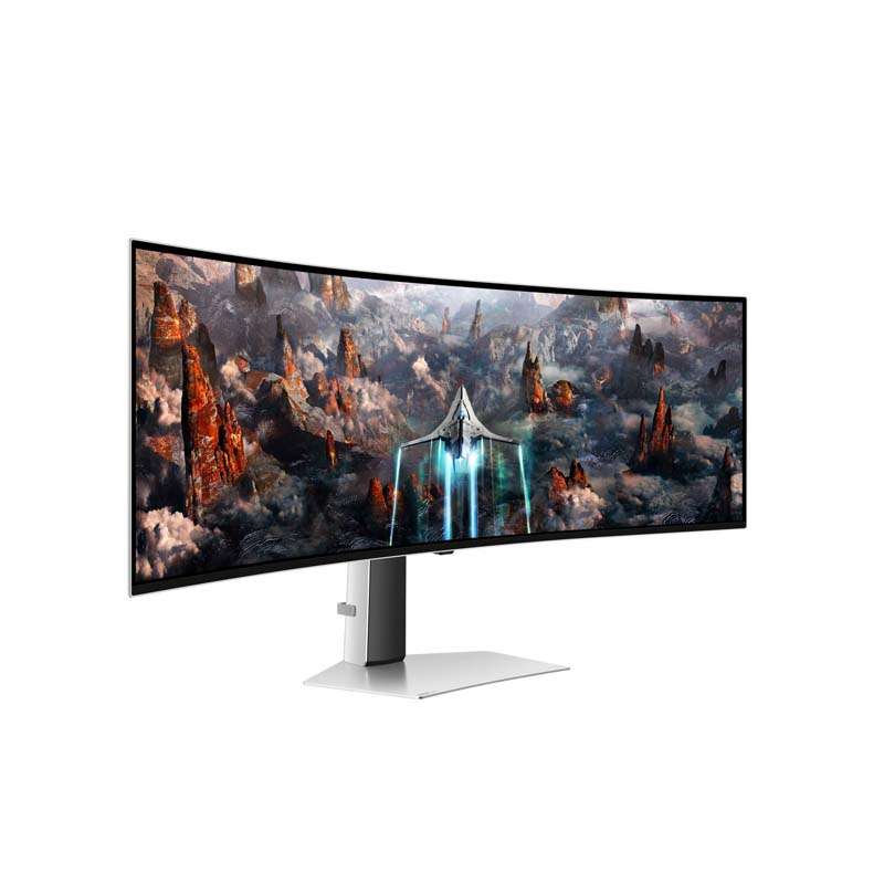 Samsung 49 inch Odyssey OLED G93SC Ultra Wide 0.03ms 240Hz Curved Gaming Monitor - Grey