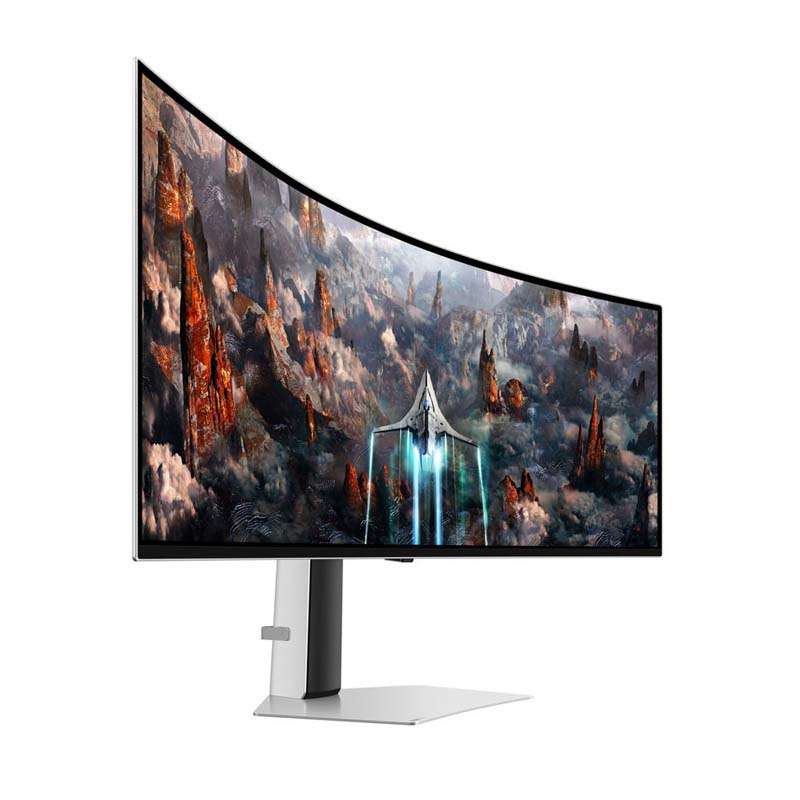Samsung 49 inch Odyssey OLED G93SC Ultra Wide 0.03ms 240Hz Curved Gaming Monitor - Grey