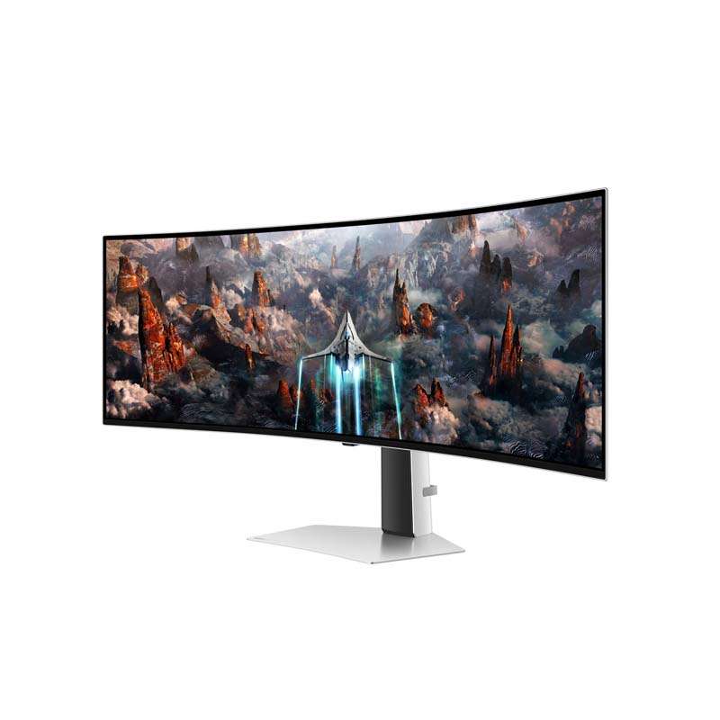 Samsung 49 inch Odyssey OLED G93SC Ultra Wide 0.03ms 240Hz Curved Gaming Monitor - Grey