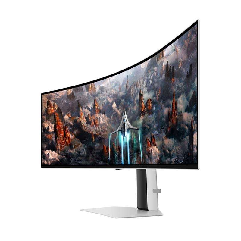 Samsung 49 inch Odyssey OLED G93SC Ultra Wide 0.03ms 240Hz Curved Gaming Monitor - Grey