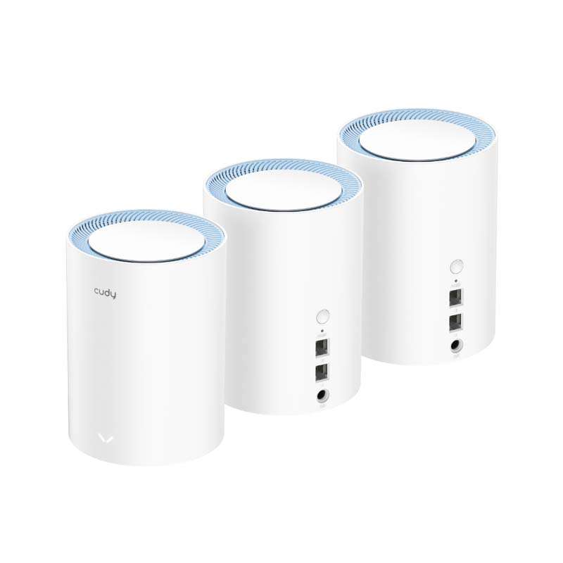Cudy AC1200 Dual-Band Whole Home Mesh Wi-Fi Router - White