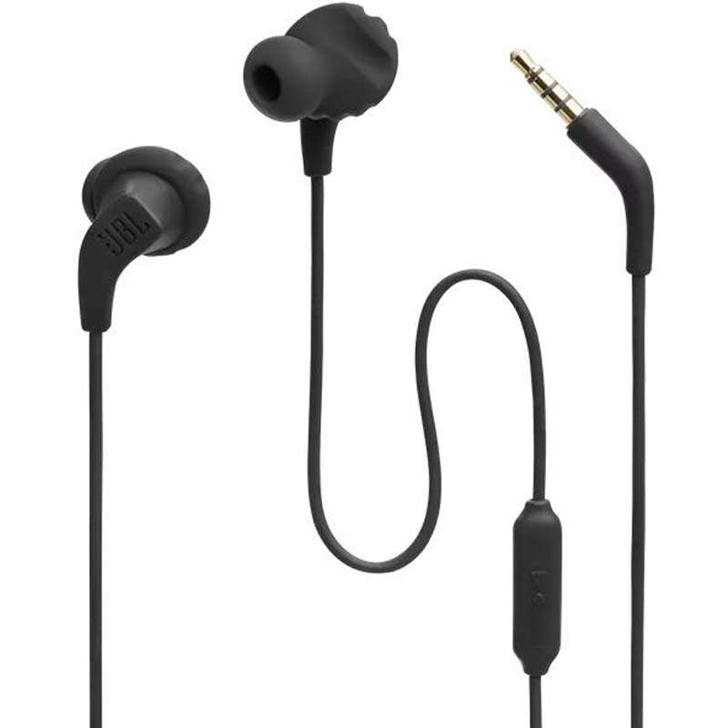JBL Endurance Run 2 Wired Headphones - Black