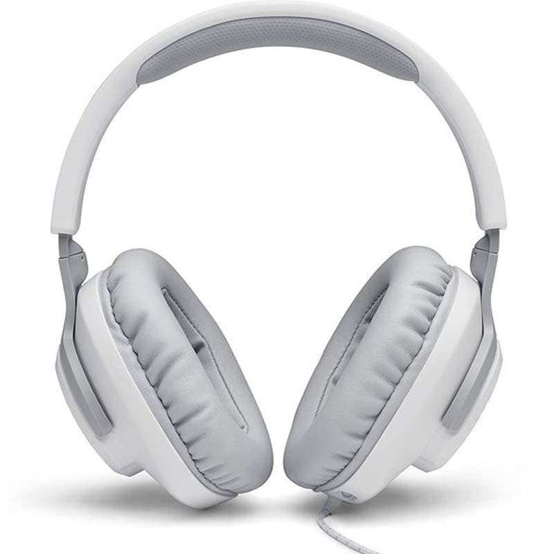 JBL Quantum 100 Wired Over-Ear Headphones - White