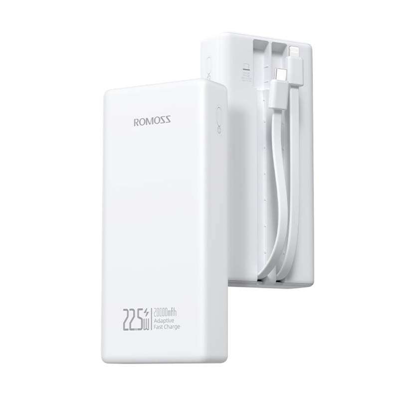 Romoss PRC20 20000mAh 22.5W Fast Charge Power Bank - White