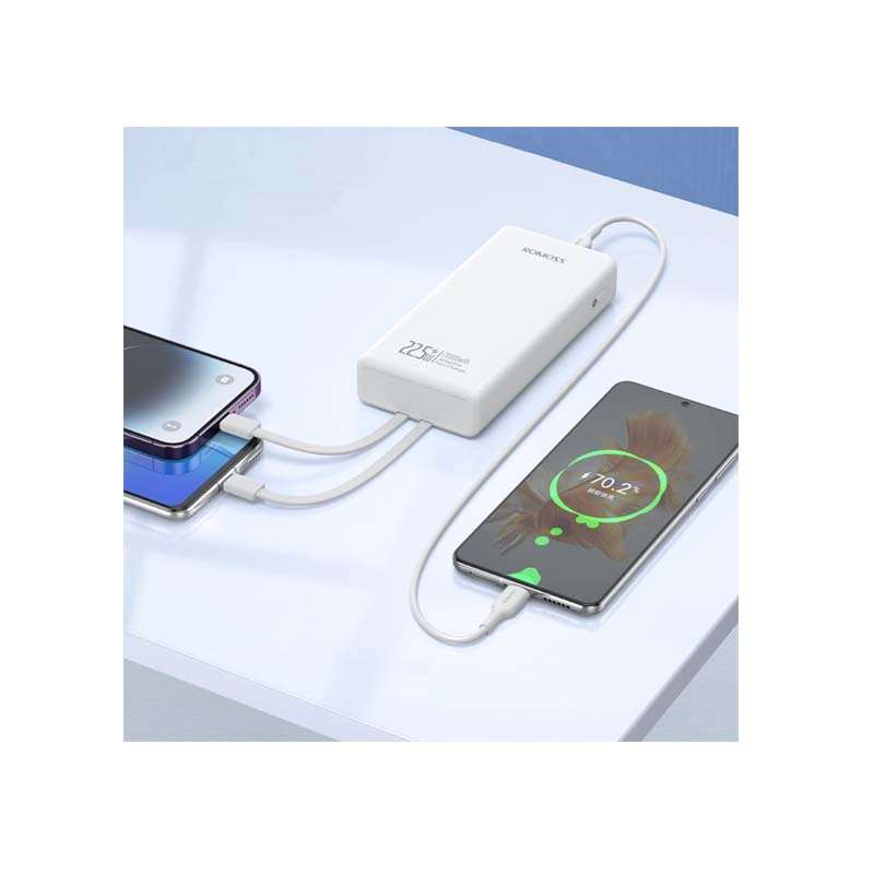 Romoss PRC20 20000mAh 22.5W Fast Charge Power Bank - White