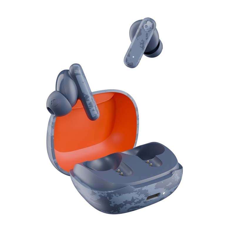 Skullcandy Smokin Buds True Wireless In-Ear Earbuds - Washed Denim