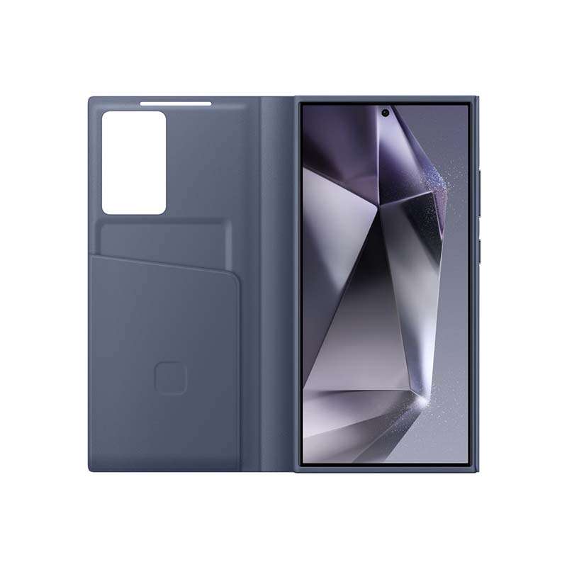 Samsung Galaxy S24 Ultra 5G Smart View Wallet Case - Purple