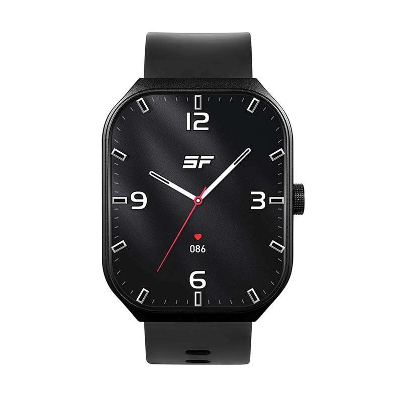 Supa Fly Fit Flex Series AI Voice Assistant Smart Watch - Black
