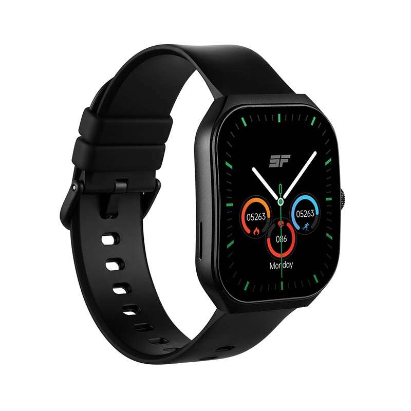 Supa Fly Fit Flex Series AI Voice Assistant Smart Watch - Black
