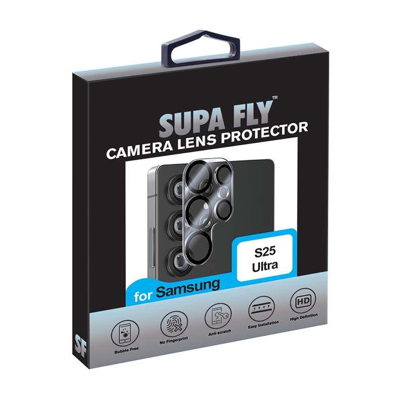 Supa Fly Camera Lens Tempered Glass Screen Protector Samsung Galaxy S25 Ultra