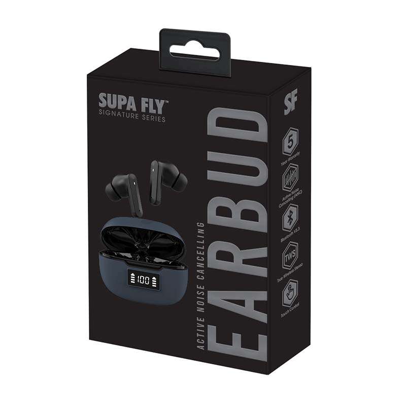 Supa Fly Signature Series ANC Earbud - Grey