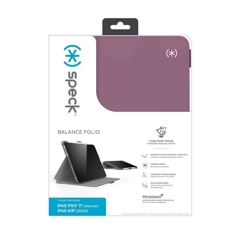 Speck Balance Folio Case For Apple iPad Air 11" (2024) / iPad Air  / iPad Pro 11" - Purple
