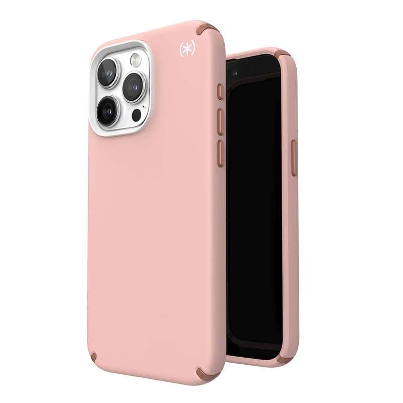 Speck Presidio2 Pro iPhone 15 Pro Max Case - Pink / White