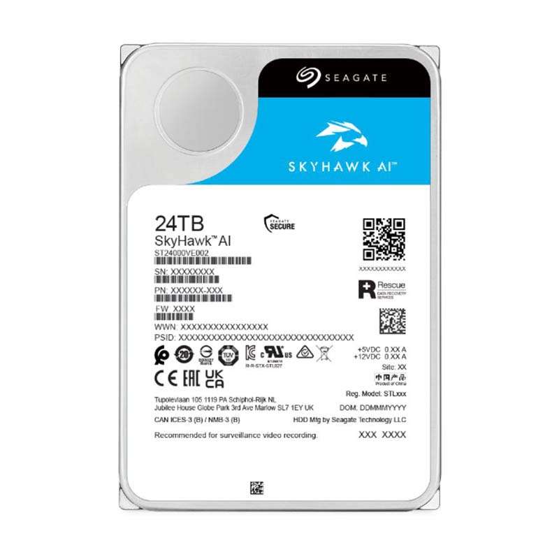 Seagate SkyHawk AI 3.5-inch 24TB Internal Hard Drive