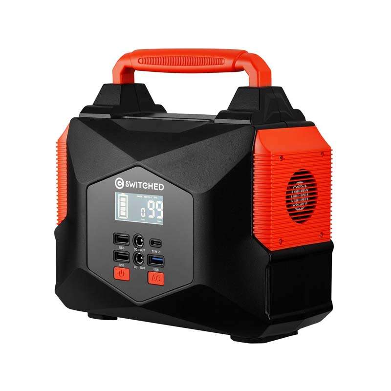Switched 200W Portable Power Station (166.5WH)