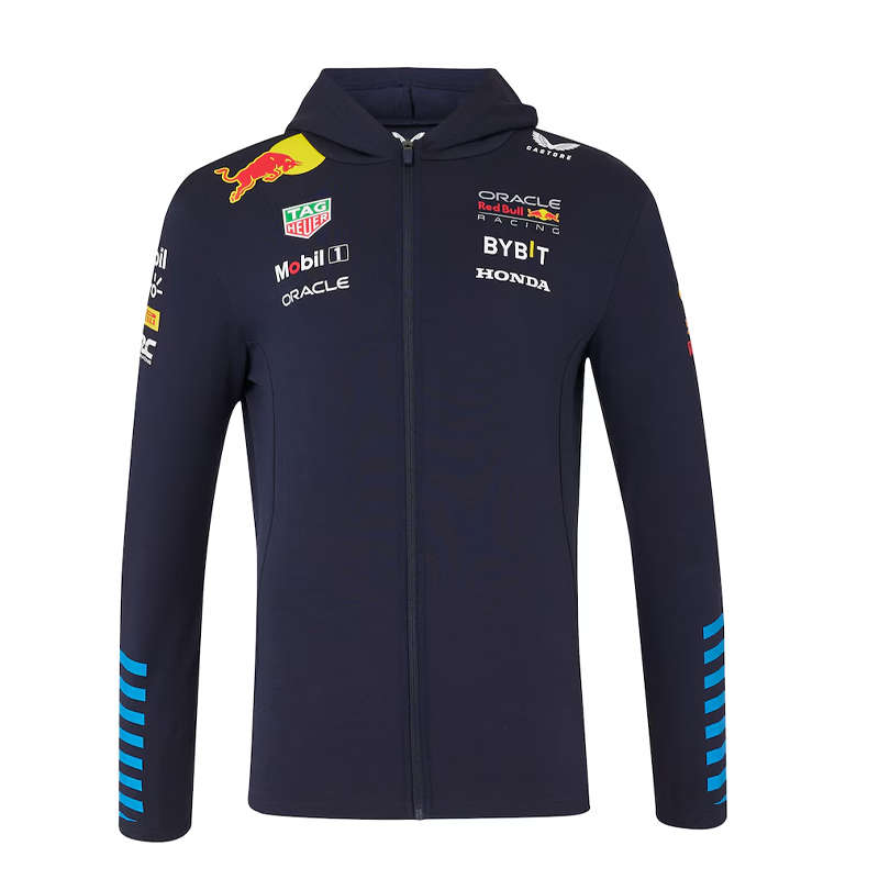 Red Bull Racing F1 2024 Team Full Zip Hoodie - Mens