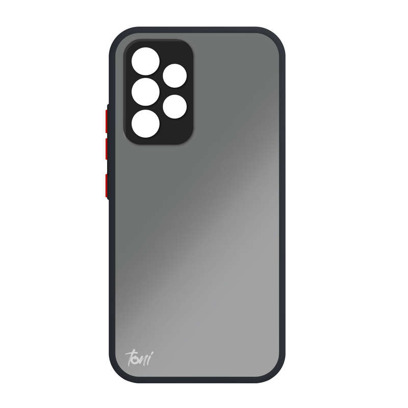 Toni Merge Case Samsung Galaxy A53 5G - Smokey Black/ Red